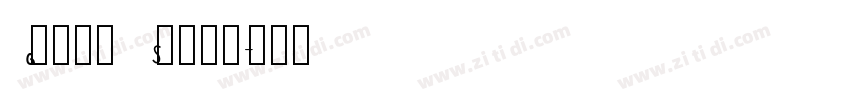 Goudy Stout字体转换